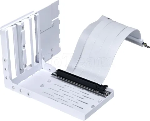 Photo de Kit Riser PCIe 5.0 16X Lian-Li V3 avec support vertical et nappe 20cm (Blanc)