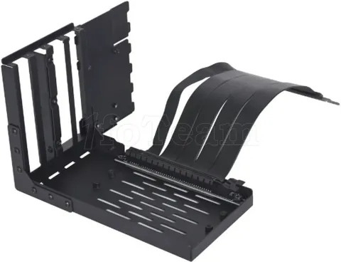 Photo de Kit Riser PCIe 5.0 16X Lian-Li V3 avec support vertical et nappe 20cm (Noir)