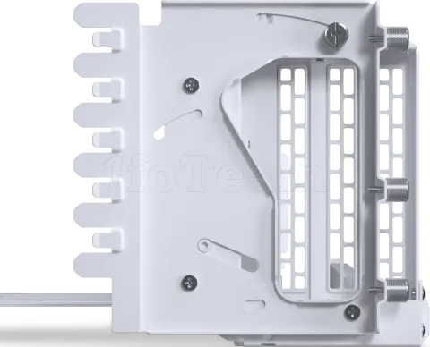 Photo de Kit Riser PCIe 5.0 16X Phanteks Premium Gen5 avec support vertical et nappe 22cm (Blanc)