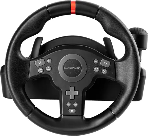 Photo de Kit Volant + Pédalier + Levier de vitesse Mars Gaming MWH-RSXOne (Noir)