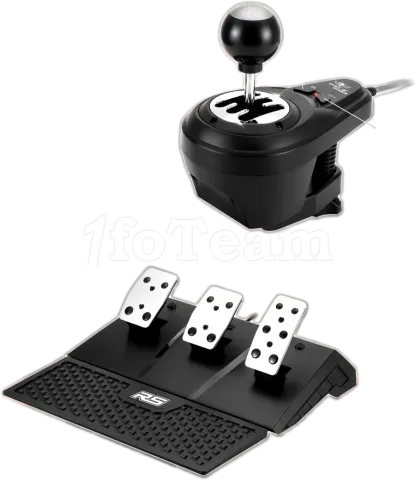 Photo de Kit Volant + Pédalier + Levier de vitesse Spirit Of Gamer Race Wheel Force 1080RS (Noir/Gris)