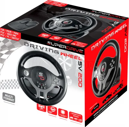Photo de Kit Volant + Pédalier Subsonic Superdrive Driving Wheel SV200