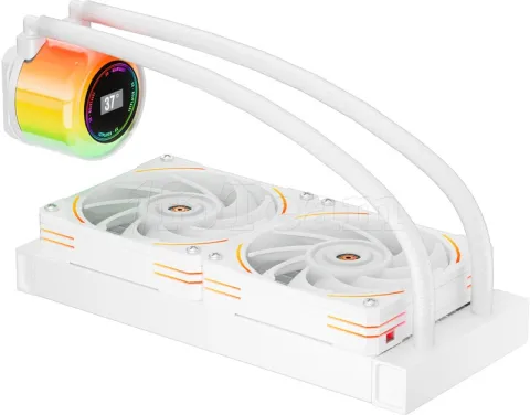 Photo de Kit Watercooling AIO 1stPlayer CC RGB - 240mm (Blanc)