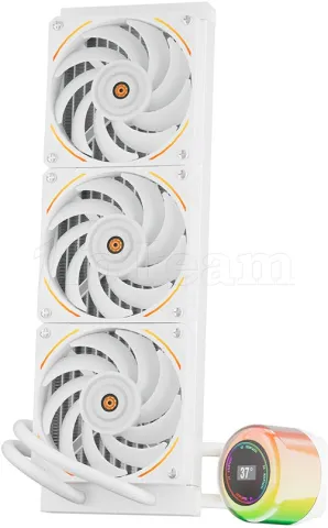 Photo de Kit Watercooling AIO 1stPlayer CC RGB - 360mm (Blanc)