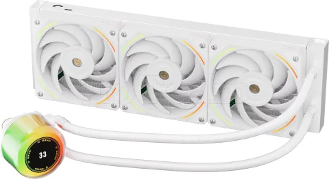 Photo de Kit Watercooling AIO 1stPlayer CC RGB - 360mm (Blanc)