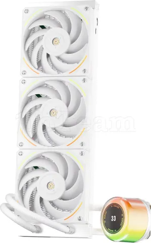 Photo de Kit Watercooling AIO 1stPlayer CC RGB - 360mm (Blanc)