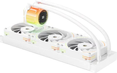 Photo de Kit Watercooling AIO 1stPlayer CC RGB - 360mm (Blanc)