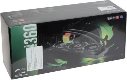 Photo de Kit Watercooling AIO 1stPlayer CC RGB - 360mm (Noir)