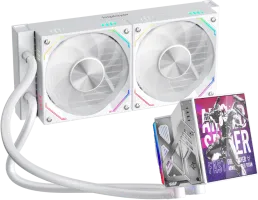 Photo de Kit Watercooling AIO 1stPlayer FT RGB - 240mm (Blanc)