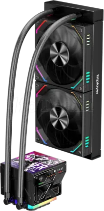 Photo de Kit Watercooling AIO 1stPlayer FT RGB - 240mm (Noir)
