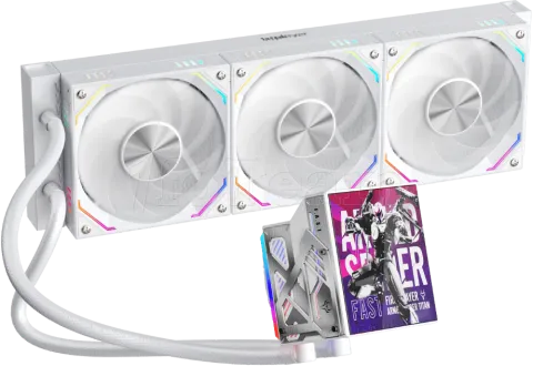 Photo de Kit Watercooling AIO 1stPlayer FT RGB - 360mm (Blanc)