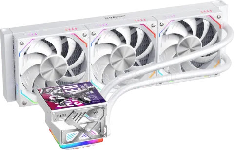 Photo de Kit Watercooling AIO 1stPlayer FT RGB - 360mm (Blanc)