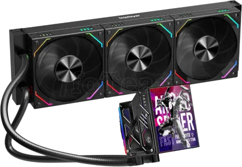 Photo de Kit Watercooling AIO 1stPlayer FT RGB - 360mm (Noir)