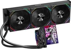 Photo de Kit Watercooling AIO 1stPlayer FT RGB - 360mm (Noir)