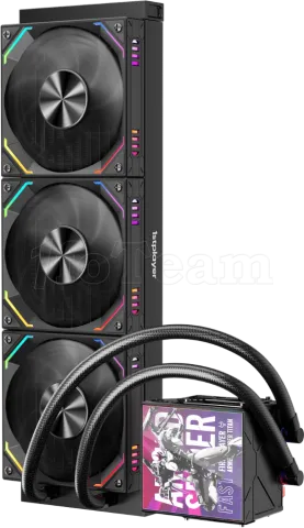 Photo de Kit Watercooling AIO 1stPlayer FT RGB - 360mm (Noir)