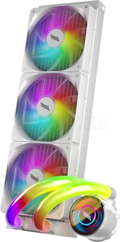Photo de Kit Watercooling AIO 1stPlayer MT Infinite Space RGB - 360mm (Blanc)