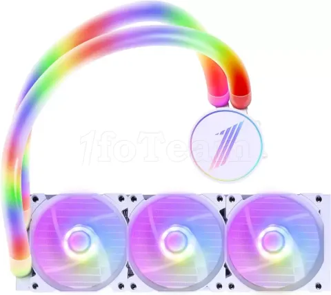 Photo de Kit Watercooling AIO 1stPlayer MT Infinite Space RGB - 360mm (Blanc)