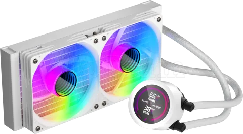 Photo de Kit Watercooling AIO 1stPlayer TS4 RGB - 240mm (Blanc)