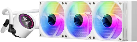 Photo de Kit Watercooling AIO 1stPlayer TS4 RGB - 360mm (Blanc)