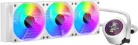 Photo de Kit Watercooling AIO 1stPlayer TS4 RGB - 360mm (Blanc)