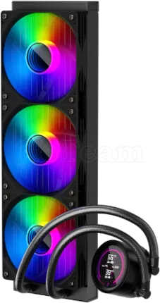 Photo de Kit Watercooling AIO 1stPlayer TS4 RGB - 360mm (Noir)