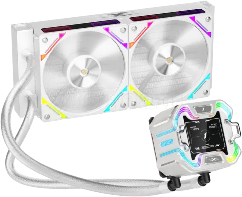 Photo de Kit Watercooling AIO 1stPlayer X-240 ARGB - 240mm (Blanc)