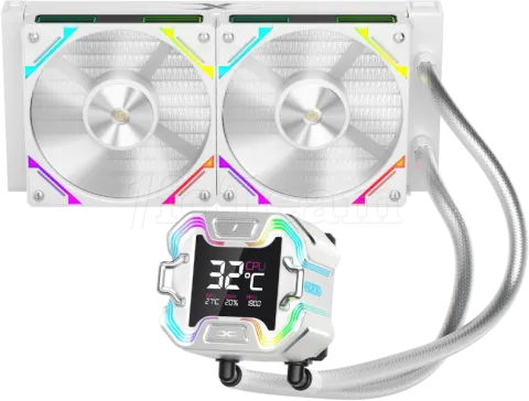 Photo de Kit Watercooling AIO 1stPlayer X-240E ARGB - 240mm (Blanc)