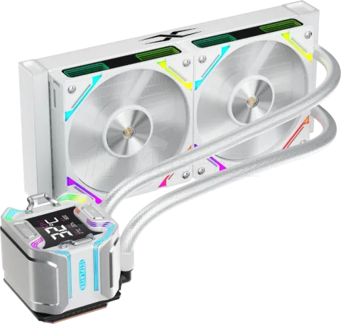 Photo de Kit Watercooling AIO 1stPlayer X-240E RGB - 240mm (Blanc)