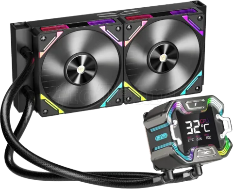 Photo de Kit Watercooling AIO 1stPlayer X-240E RGB - 240mm (Noir)