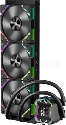 Photo de Kit Watercooling AIO 1stPlayer X-360E ARGB - 360mm (Noir)