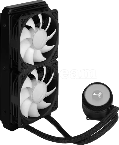 Photo de Kit Watercooling AIO Aerocool Mirage L240 RGB (Noir)