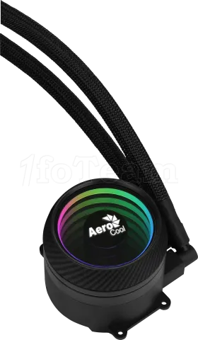 Photo de Kit Watercooling AIO Aerocool Mirage L240 RGB (Noir)