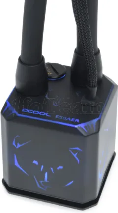 Photo de Kit Watercooling AIO Alphacool Eisbaer Aurora RGB - 360mm (Noir)