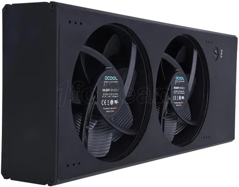 Photo de Kit Watercooling AIO Alphacool Eisbaer Extreme Black Edition 280 CPU (Noir)