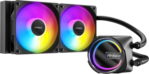 Photo de Kit Watercooling AIO Antec Skeleton RGB - 240mm (Noir)