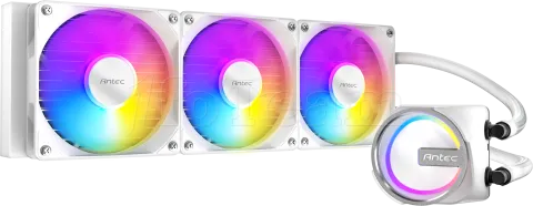 Photo de Kit Watercooling AIO Antec Skeleton RGB - 360mm (Blanc)