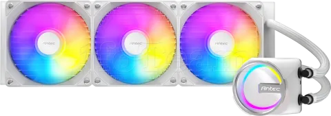 Photo de Kit Watercooling AIO Antec Skeleton RGB - 360mm (Blanc)