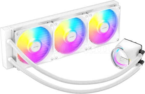 Photo de Kit Watercooling AIO Antec Skeleton RGB - 360mm (Blanc)