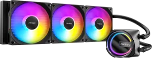 Photo de Kit Watercooling AIO Antec Skeleton RGB - 360mm (Noir)