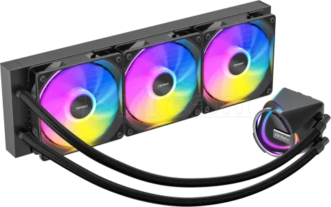 Photo de Kit Watercooling AIO Antec Skeleton RGB - 360mm (Noir)