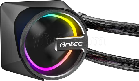Photo de Kit Watercooling AIO Antec Skeleton RGB - 360mm (Noir)