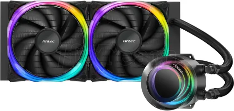 Photo de Kit Watercooling AIO Antec Vertex RGB - 240mm (Noir)