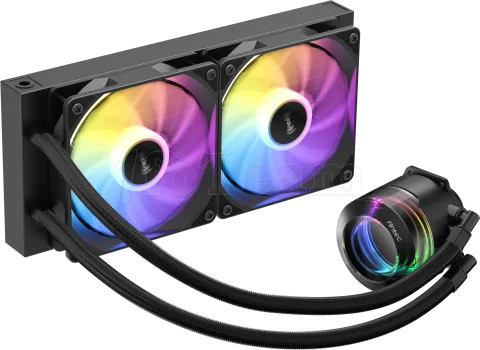 Photo de Kit Watercooling AIO Antec Vortex Lum RGB - 240mm (Noir)