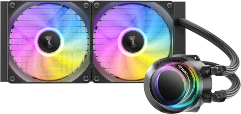 Photo de Kit Watercooling AIO Antec Vortex Lum RGB - 240mm (Noir)