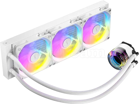 Photo de Kit Watercooling AIO Antec Vortex Lum RGB - 360mm (Blanc)