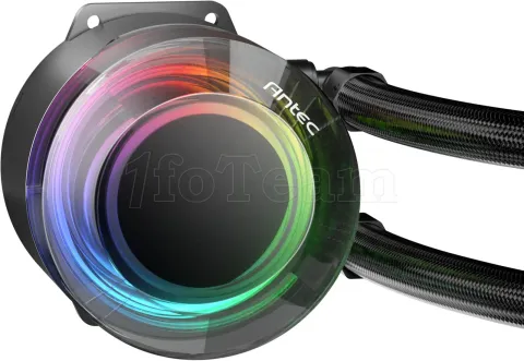 Photo de Kit Watercooling AIO Antec Vortex RGB - 240mm (Noir)