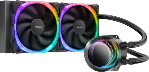 Photo de Kit Watercooling AIO Antec Vortex RGB - 240mm (Noir)