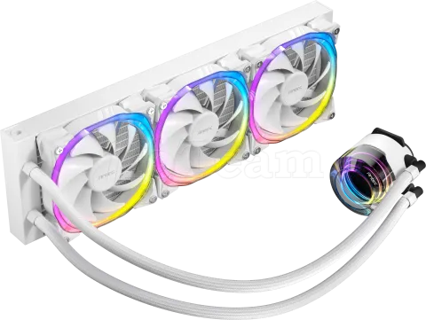 Photo de Kit Watercooling AIO Antec Vortex RGB - 360mm (Blanc)