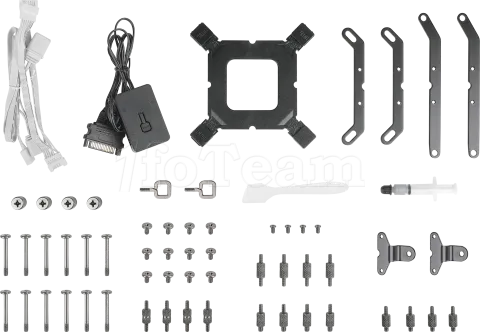 Photo de Kit Watercooling AIO Antec Vortex RGB - 360mm (Blanc)