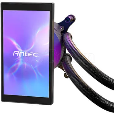 Photo de Kit Watercooling AIO Antec Vortex View RGB - 360mm (Noir)